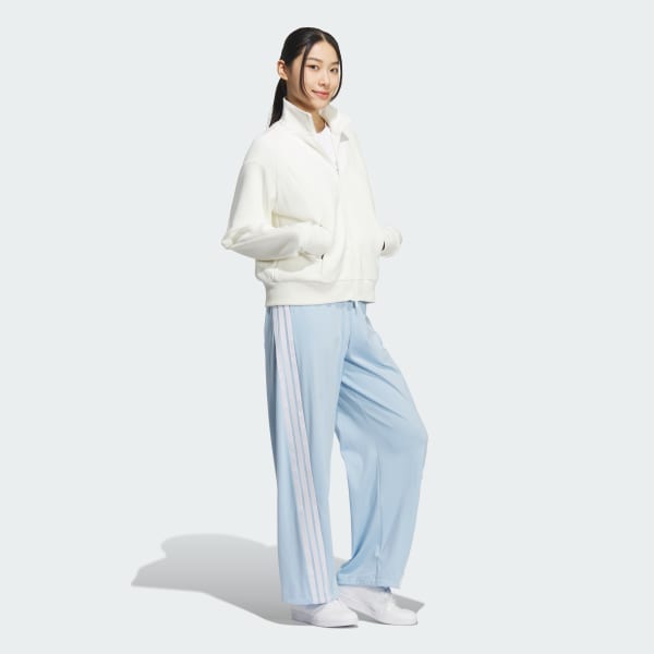 White 여성용 소프트 럭스 루스 재킷