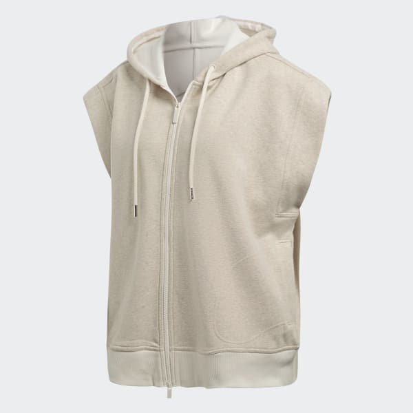 sleeveless hoodie adidas