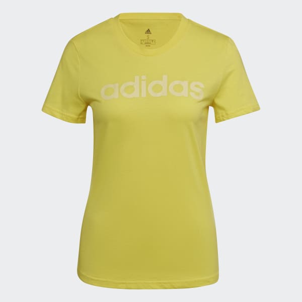 Amarelo Camiseta Essentials Slim Logo 28869
