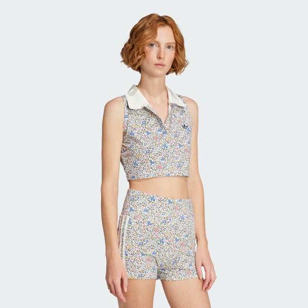 adidas Originals x Liberty London Sleeveless Crop Polo