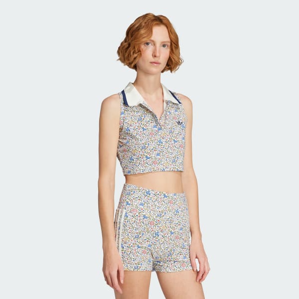 adidas Originals x Liberty London Sleeveless Crop Polo