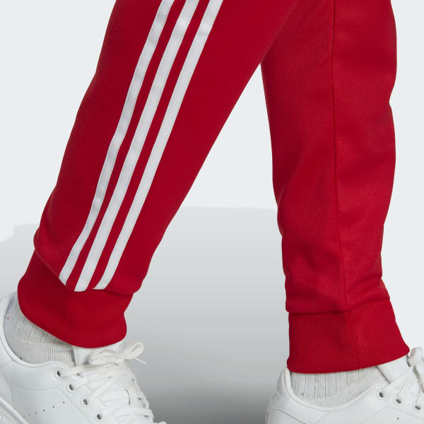 Czerwony Adicolor Classics Track Pants