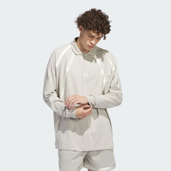 アディダス ラグビー 長袖ポロシャツ（ジェンダーニュートラル