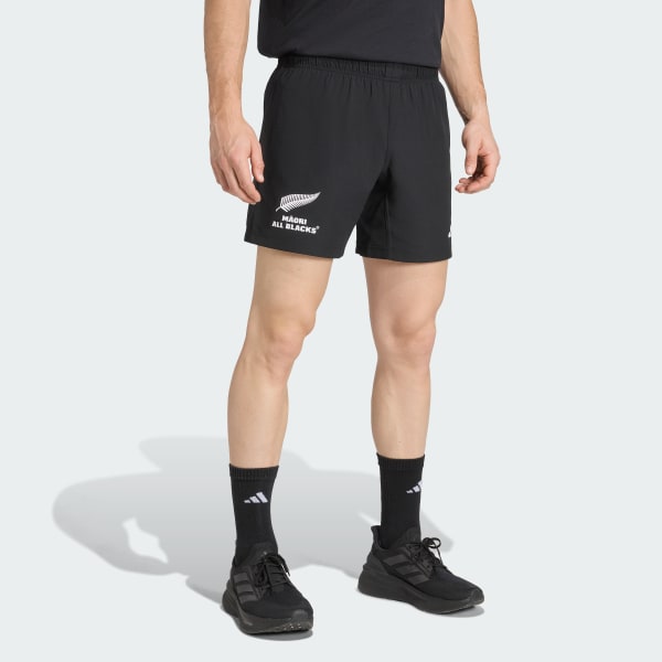 zwart Māori All Blacks Home Shorts