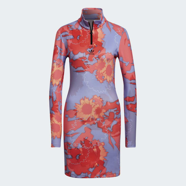 Multi Sunflower Graphic Dress HI653
