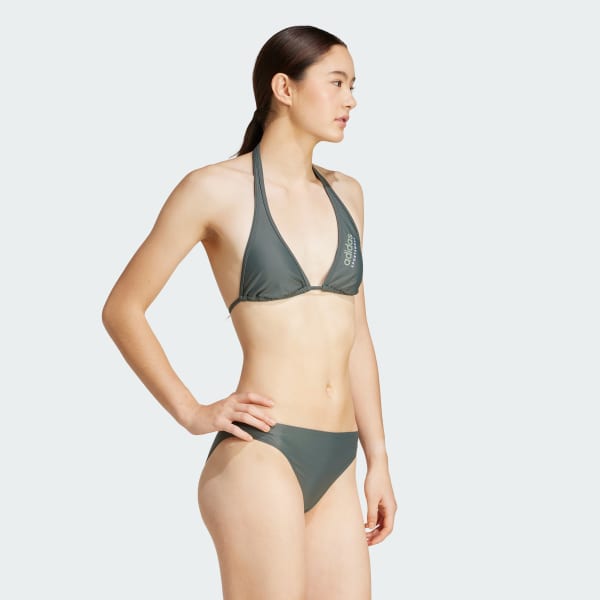 Grau Neckholder Bikini