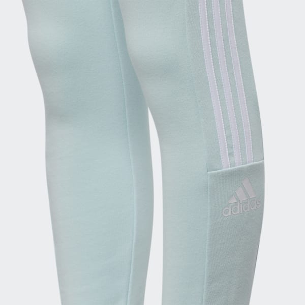 Turquoise Cotton Fleece Joggers