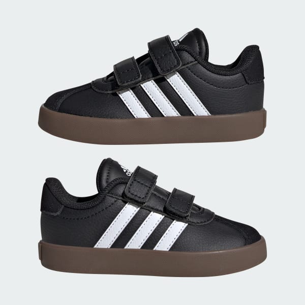 Adidas VL Court 3.0 Shoes Toddler 10T Black White