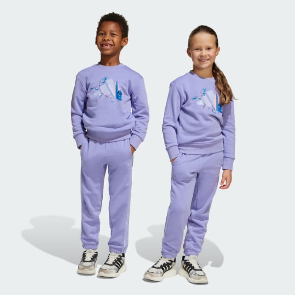 Lila adidas x Disney Lilo & Stitch Kids Jogginganzug