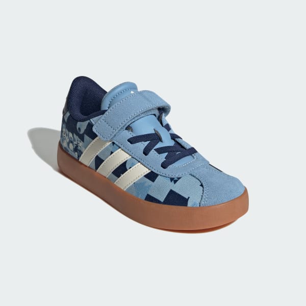 Blue ADIDAS DISNEY MICKEY VL COURT SHOES CHILDREN