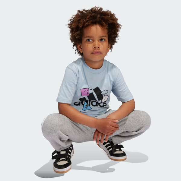 Blue Positivity Table Graphic Tee