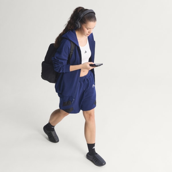 Bleu SWEAT-SHIRT À CAPUCHE ZIP INTÉGRAL ANTHONY EDWARDS FOUNDATION