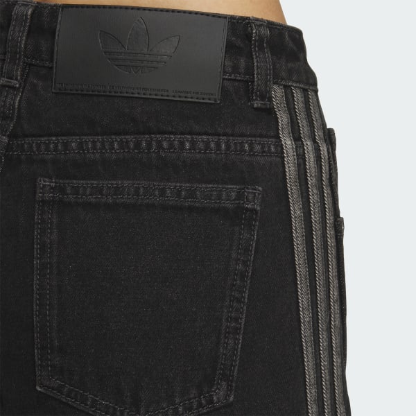 アディダス ルーズ デニムパンツ - ブラック | アディダス ジャパン