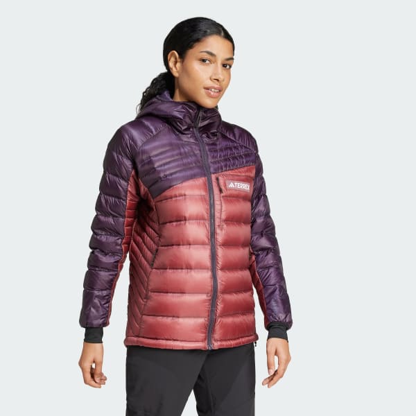 Μωβ Terrex Xperior Cold.Rdy Down Hooded Jacket