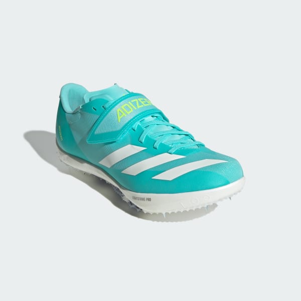 Turquoise Adizero HJ Track and Field Schoenen