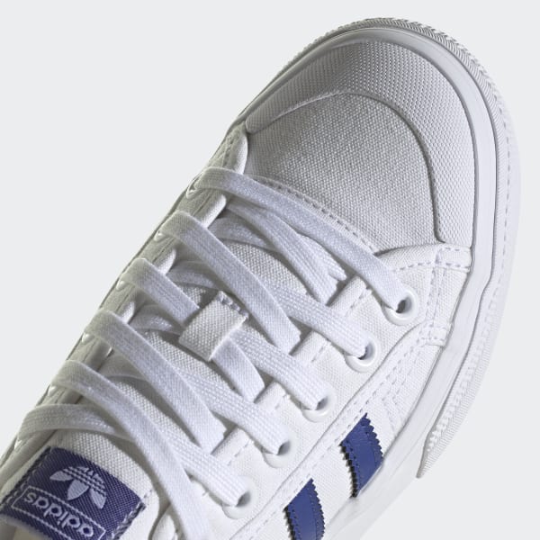 White Nizza Platform Shoes