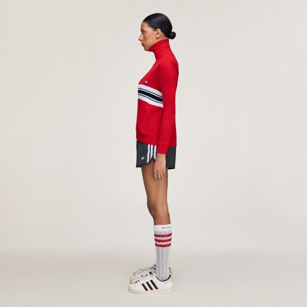 Red Wales Bonner W Knit Track Top