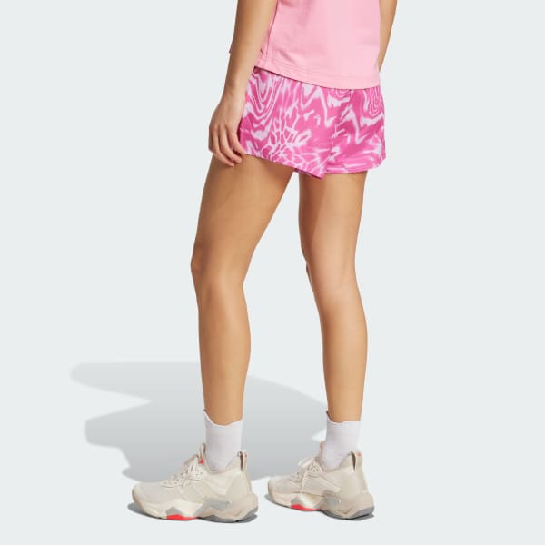 Morado Shorts de entrenamiento Train Essentials completamente estampado