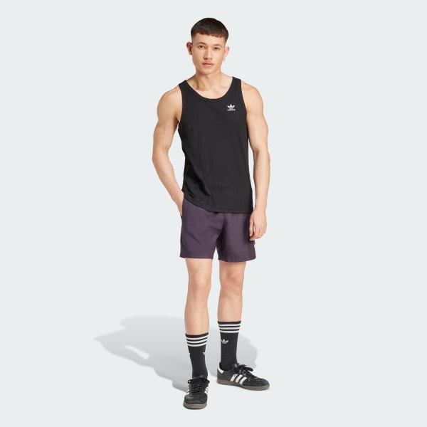 Purple Adicolor Essentials Solid Swim Shorts