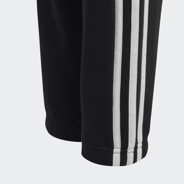 zwart Essentials 3-Stripes Fleece Broek