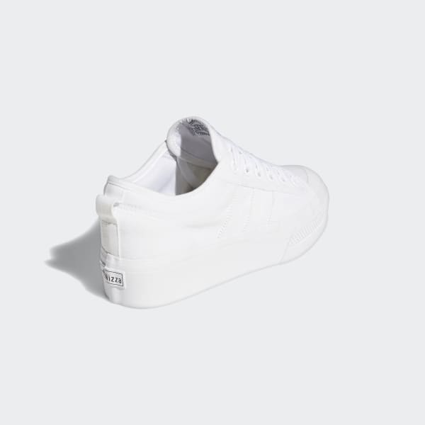 womens adidas nizza platform athletic shoe white