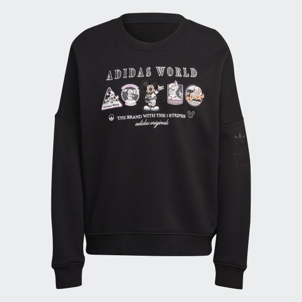 Black Loose Disney Sweater CA063