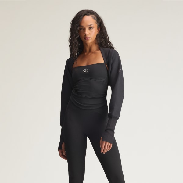 Sort adidas by Stella McCartney Studio Sweatshirt bolero