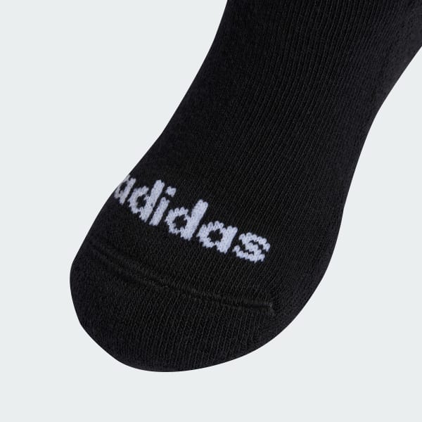 Black LINEAR KIDS ANKLE SOCK 3 PAIRS PER PACK