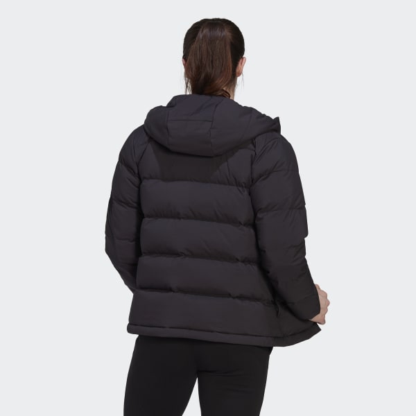Zwart Helionic Donsjack met Capuchon CS785