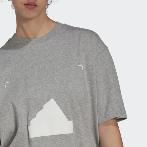 Gris Camiseta Oversized TZ346