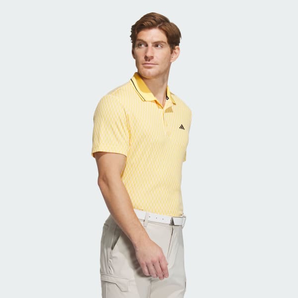 adidas AEROREADY Jacquard Short Sleeve Polo Shirt Yellow adidas Thailand