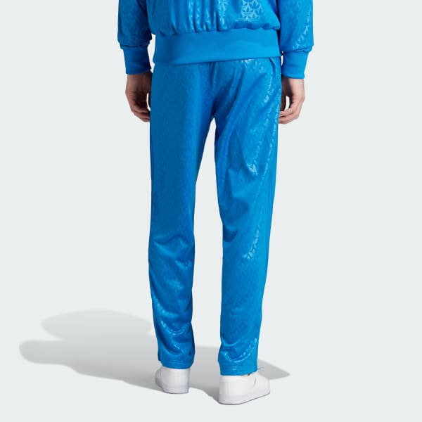 Azul Pantalón Deportivo Firebird Monograma Estampado