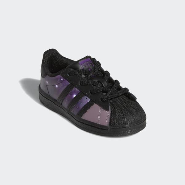 superstar slip on kids purple