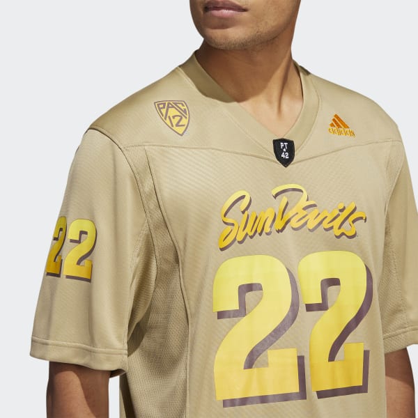 Beige Arizona State University ‘Rising Devils’ Jersey CK127