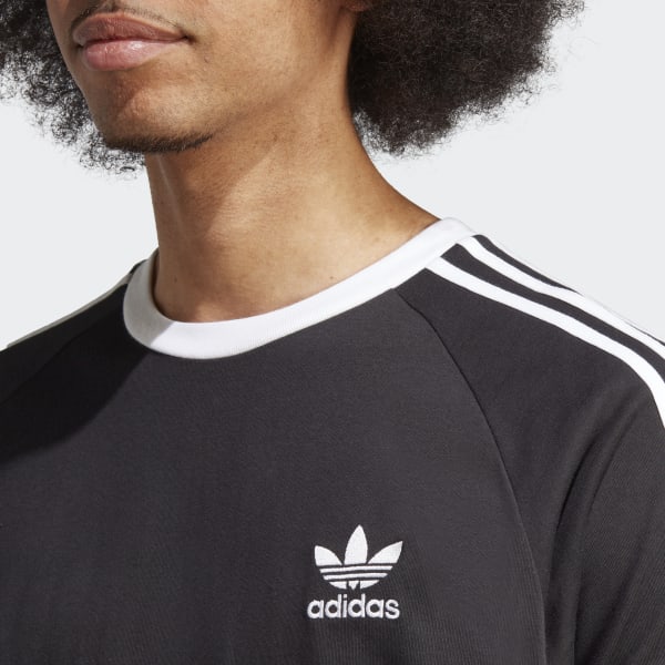 T-shirts adidas Adicolor Classics 3-stripes Long Sleeve T-Shirt Black