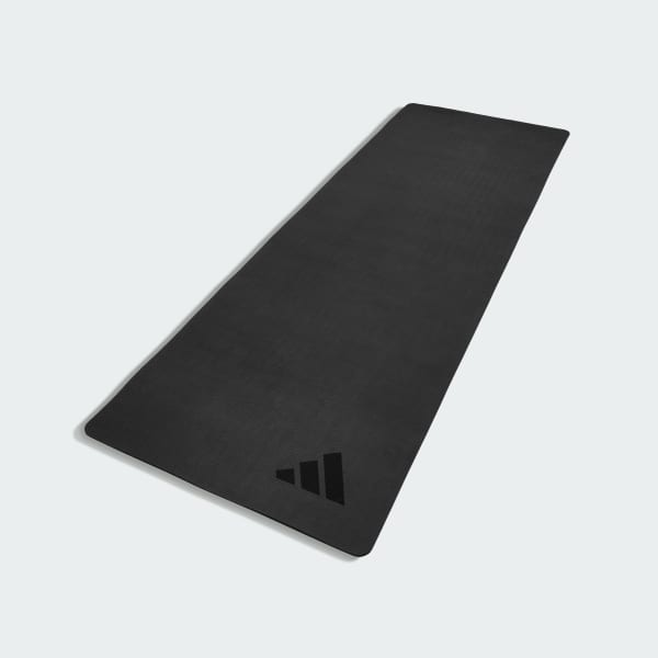 Sort Premium yogamåtte, 5 mm