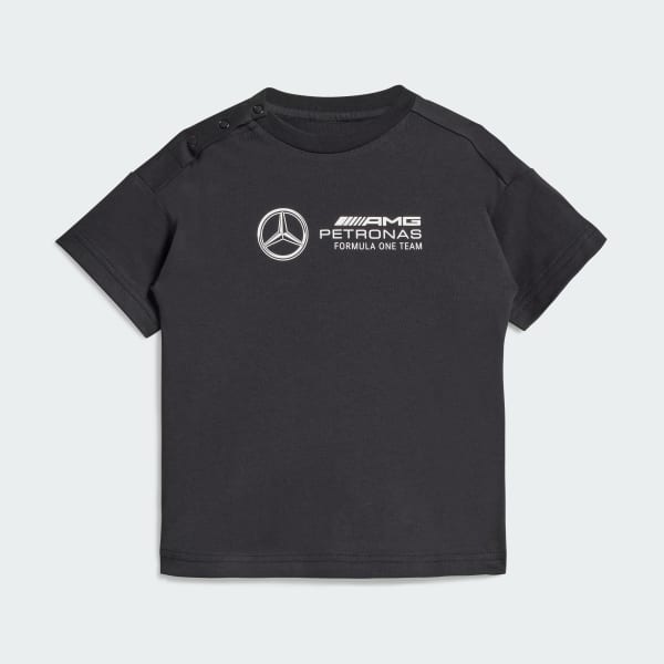 Schwarz MERCEDES - AMG PETRONAS FORMULA ONE TEAM DNA KIDS T-SHIRT UND SHORTS SET