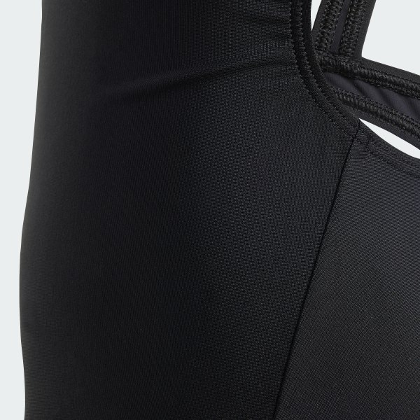 Μαύρο Collegiate V-back Swimsuit Kids