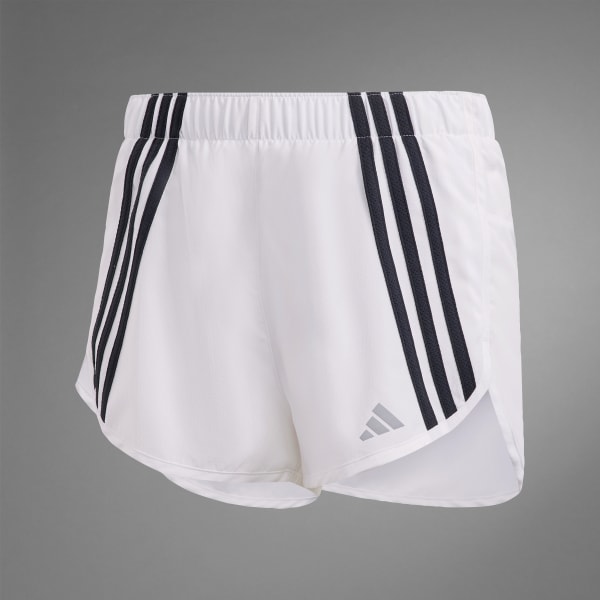 White adidas running shorts hotsell