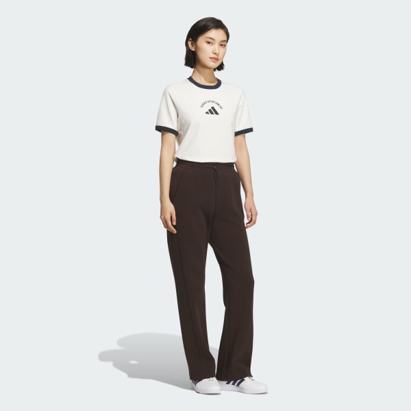 Brun STRAIGHT LEG KNIT BUKSE