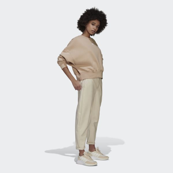 Μπεζ Adicolor Essentials Fleece Sweatshirt IZQ74