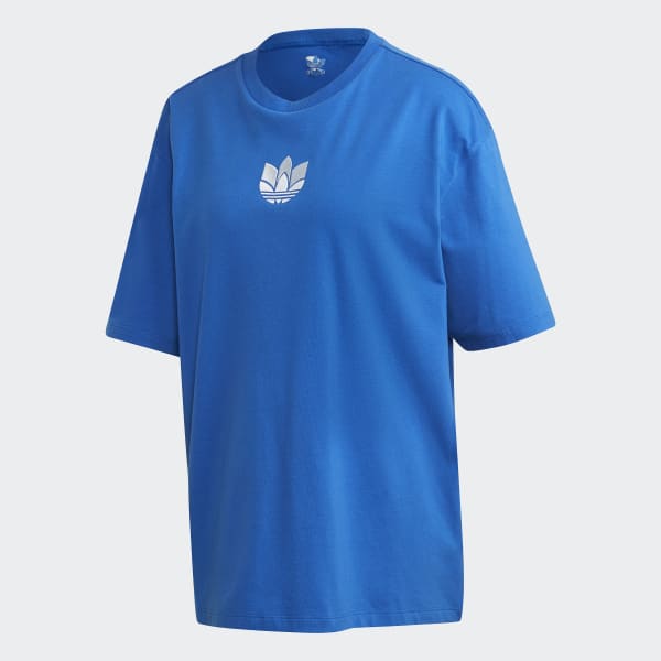 Azul Camiseta Adicolor Trifolio 3D IYA25