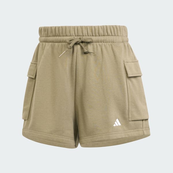 Verde Pantalón corto Essentials Small Logo French Terry Cargo