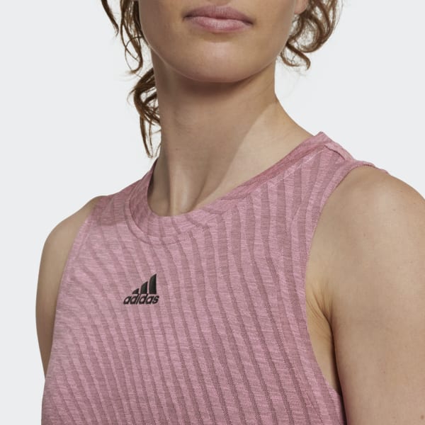Rozowy Tennis Match Tank Top CO931