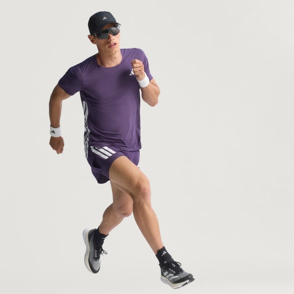 Purple Adizero Running T-Shirt