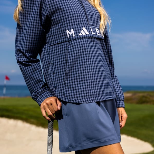adidas x Malbon 1/2-Zip Anorak - Blue | Free Shipping with