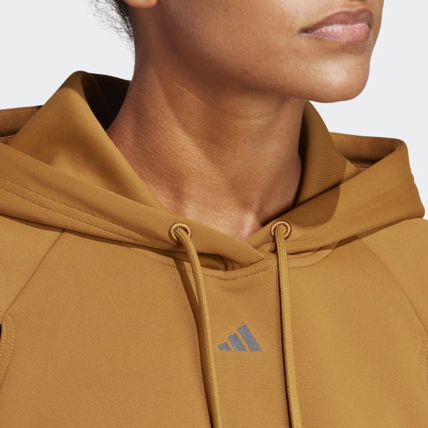 Braun HIIT AEROREADY Crop Training Hoodie