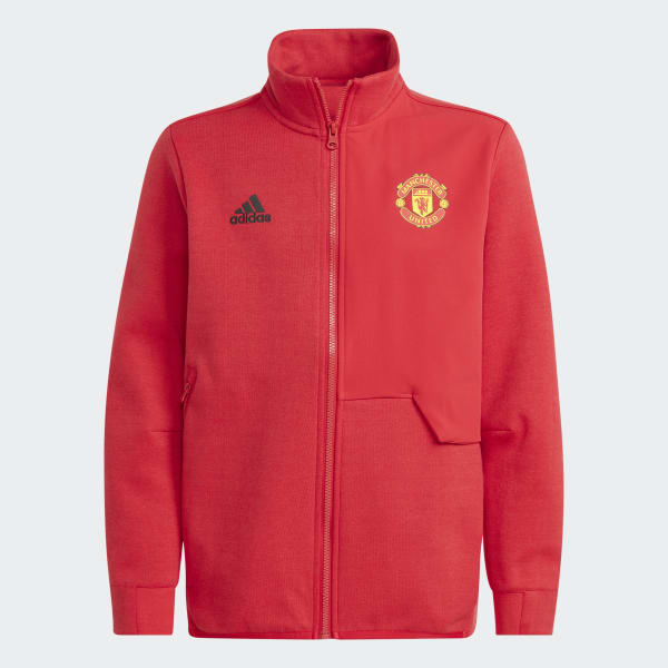 adidas Manchester United Anthem Jacket Kids - Red | adidas UK