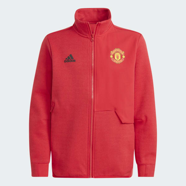 Red adidas clearance jacket boys