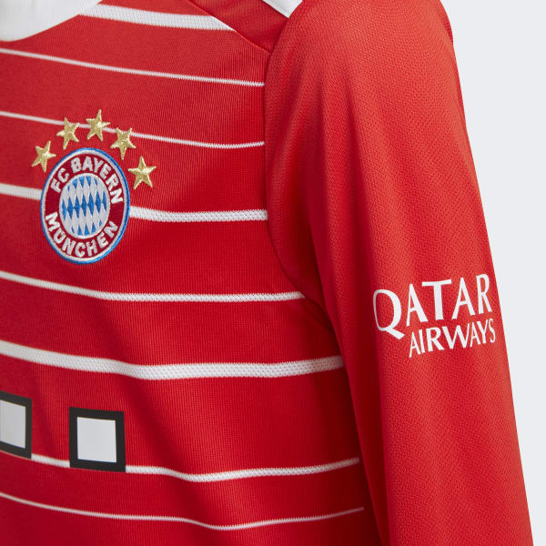Vermelho Camisola Principal de Manga Comprida 22/23 do FC Bayern München